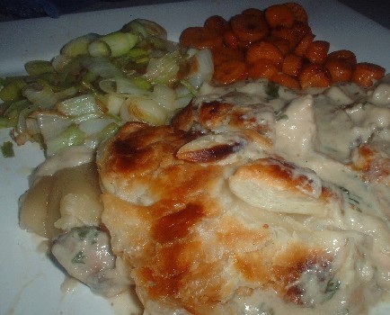 Chicken and Mushroom Pie