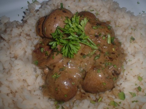 kidneys with brandy sauce