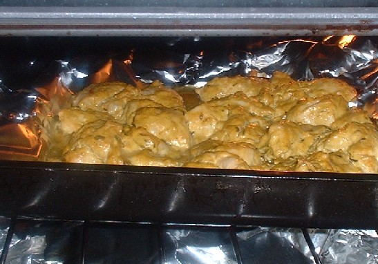 chicken tikka in the oven