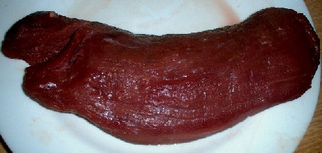 raw ostrich fillet