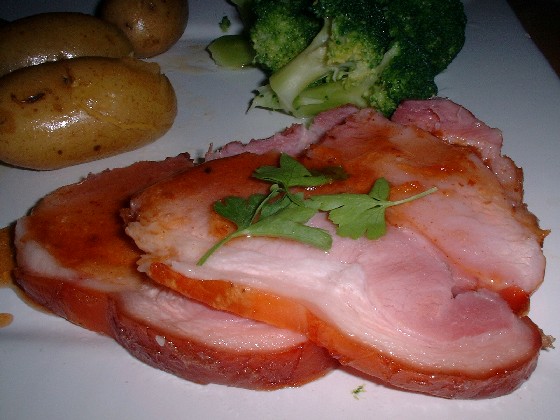 sliced gammon