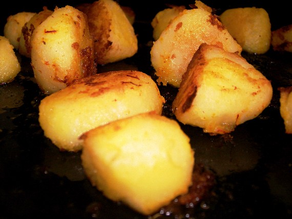 saffron roasties