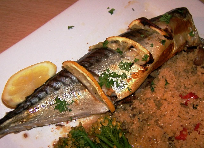 mackerel dinner