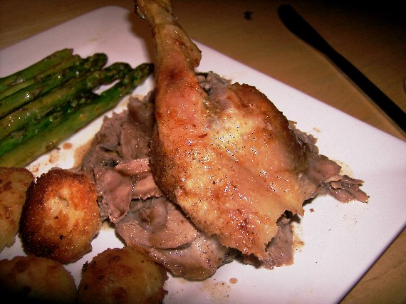 spiced roasted duck